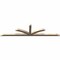 Ekena Millwork Richland Smooth Timber Gable Bracket, Douglas Fir, 108"W x 27"H x 3 1/2"D x 3 1/2"F, 6/12 Pitch GBW108X27X0404RIC00SDF - alternate 4